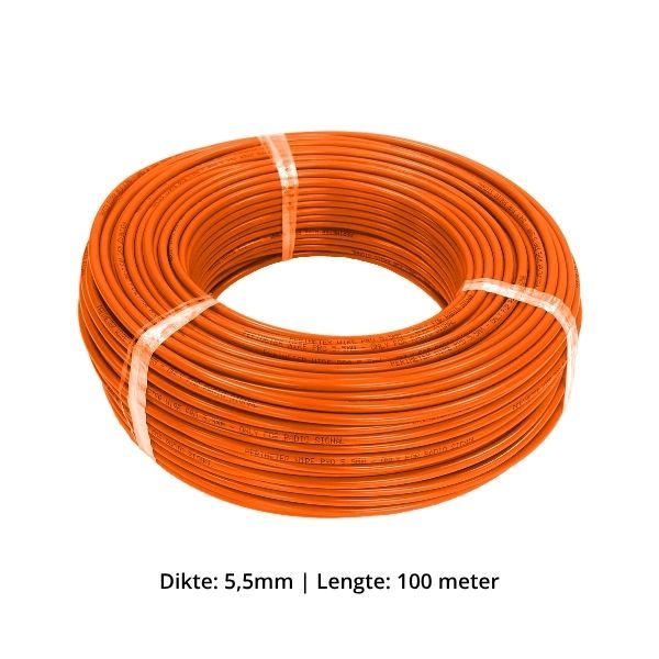 Perimeterdraad 5,5 mm voor Powerplus - dubbel geïsoleerd – 100 meter 3 Perimeterdraad 5,5 mm voor Powerplus - dubbel geïsoleerd – 100 meter