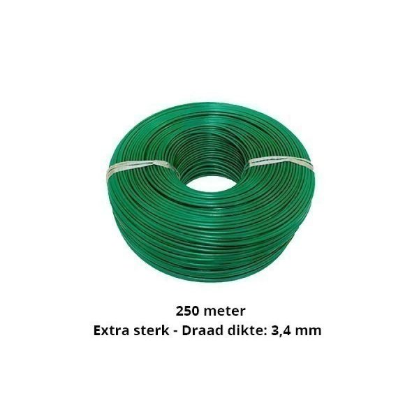 Perimeterdraad extra sterk voor kress - 3,4 mm - 250 meter