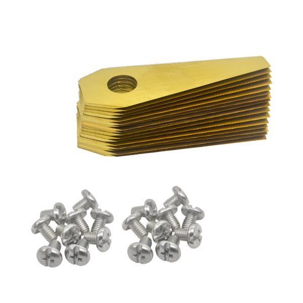 Robotmaaier mesjes voor Bosch titanium gecoat stapeltjes 2