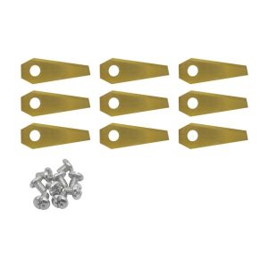 Robotmaaier mesjes voor Bosch – Set van 9 titanium gecoat