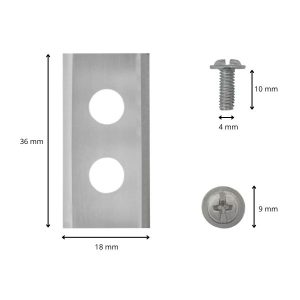 Robotmaaier mesjes voor Eufy afmetingen