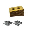 Robotmaaier mesjes voor LUX-Tools titanium gecoat 2