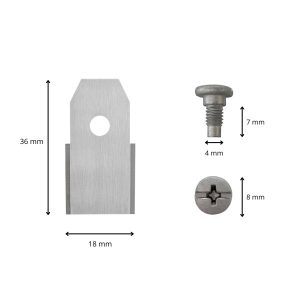 Robotmaaier mesjes voor yardforce afmetingen