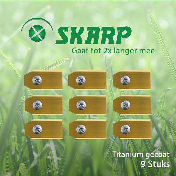 Skarp robotmaaier mesjes voor Husqvarna - Set van 9 Skarp robotmaaier mesjes voor Husqvarna - Set van 9