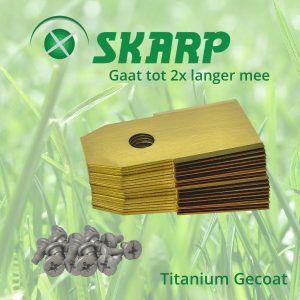 Skarp robotmaaier mesjes voor Powerplus - Set van 18