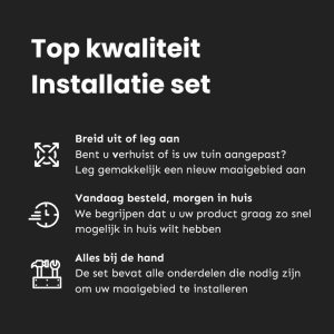 Top kwaliteit installatie sets voor Stihl iMOW robotmaaiers