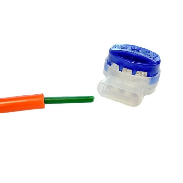 perimeterdraad 5,5mm met draadverbinder en kabel strippen perimeterdraad 5,5mm met draadverbinder en kabel strippen