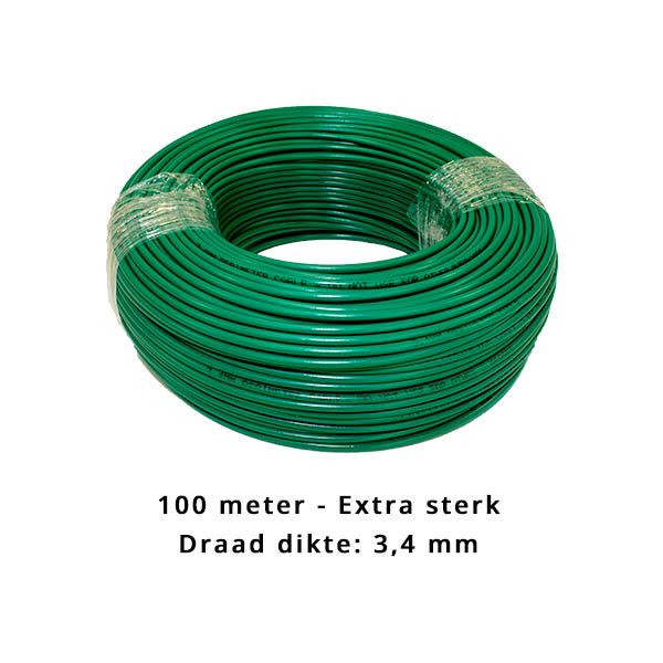 Perimeterdraad extra sterk voor Alpina - 3,4 mm - 100 meter