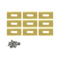 Endurance mesjes voor Sunseeker robotmaaier titanium gecoat - Set van 9