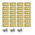 Robotmaaier mesjes voor Mammotion LUBA YUKA titanium gecoat – set van 24