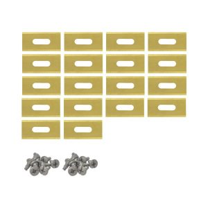 Endurance mesjes voor Roborock robotmaaier titanium gecoat - Set van 30