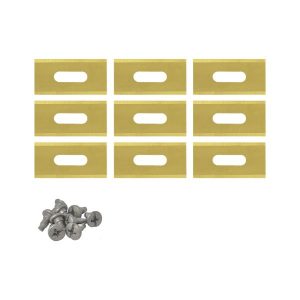 Endurance mesjes voor Roborock robotmaaier titanium gecoat - Set van 9