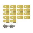 Robotmaaier mesjes voor Roborock titanium gecoat - Set van 30