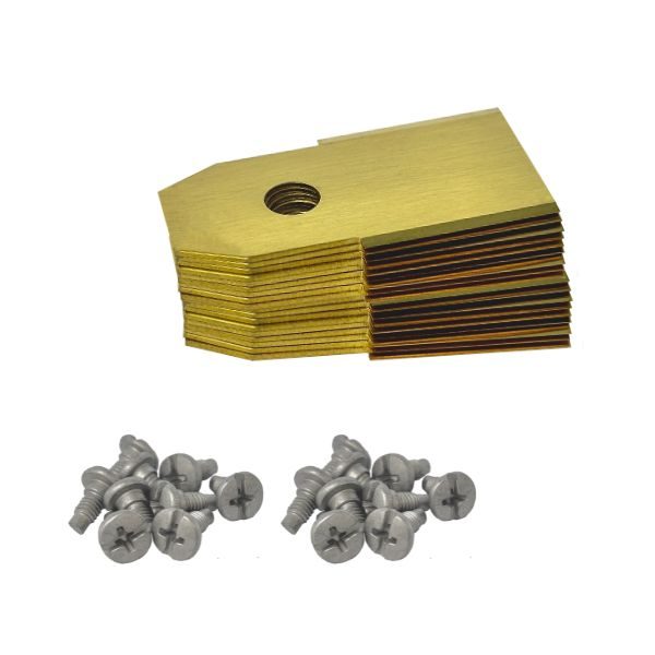 Robotmaaier mesjes voor Roborock titanium gecoat stapeltje 2 Robotmaaier mesjes voor Roborock titanium gecoat stapeltje 2